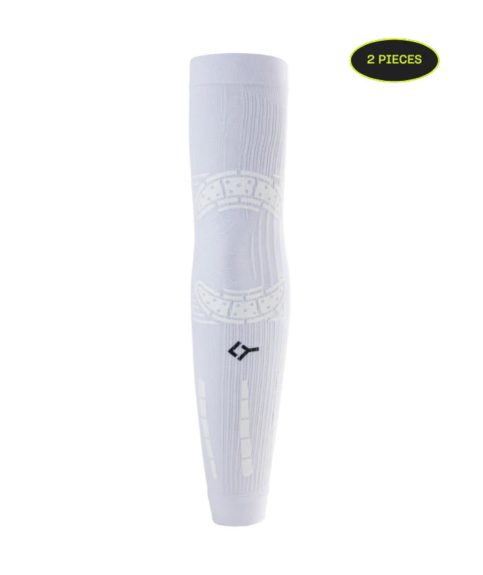 FLOKY NO STRAIN Arm Sleeve White