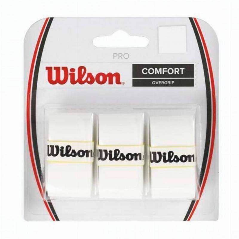 Bolsa 12 Overgrips Wilson Comfort blancos - Zona de Padel Bolsa 12 Overgrips Wilson Comfort blancos - Zona de Padel