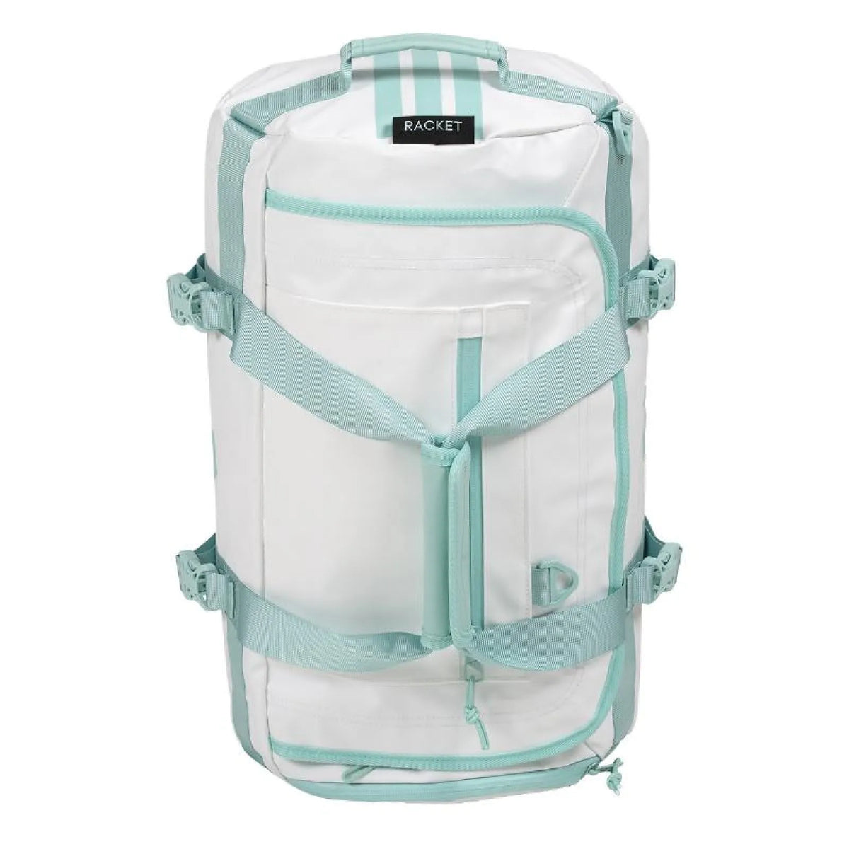 Adidas Ari Sanchez Promatch 32L White Turquoise Duffel Bag