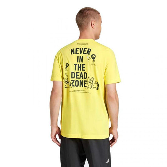 Adidas Padel Zone Yellow T-shirt