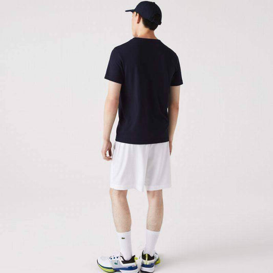 Lacoste Sport Breathable Navy Blue White T-shirt