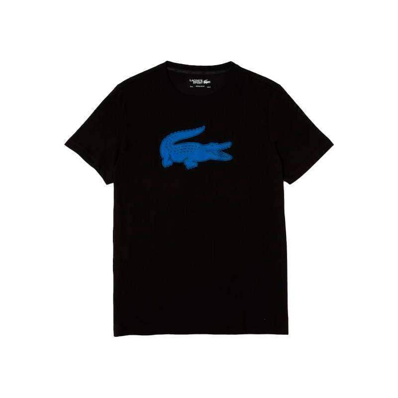 Lacoste Sport Breathable Black Blue T-Shirt – Padel Ace Pro