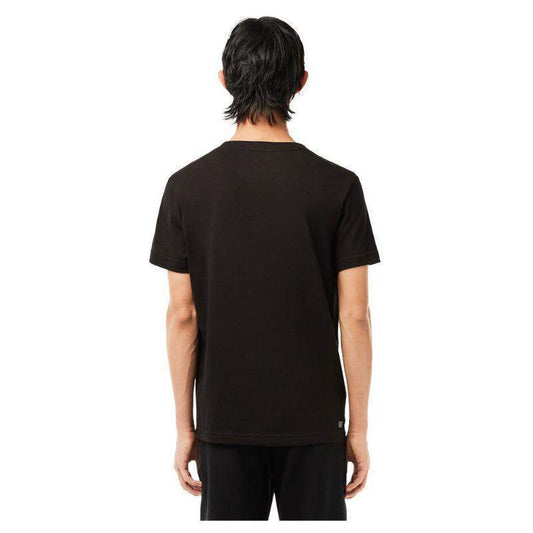Lacoste Sport Breathable Black Orange T-Shirt