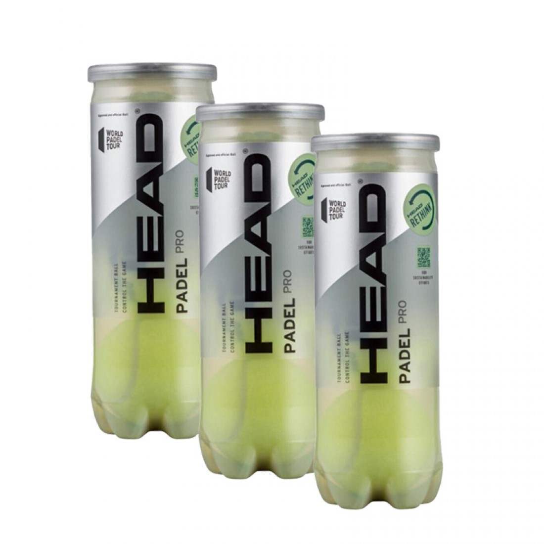 Head Padel Pro Balls Pack of 3