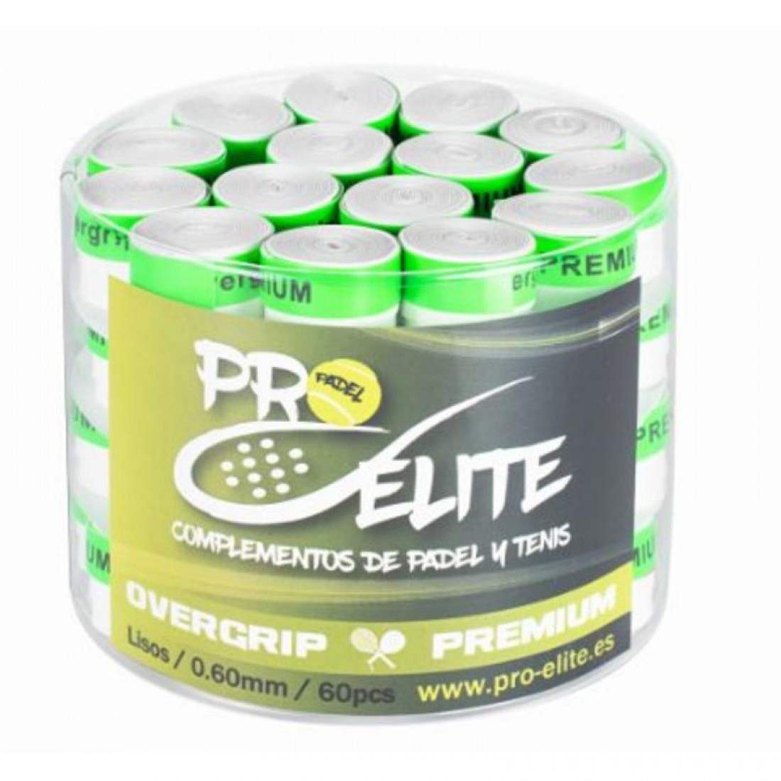 Pro Elite Premium Smooth White Drum 60 Overgrips