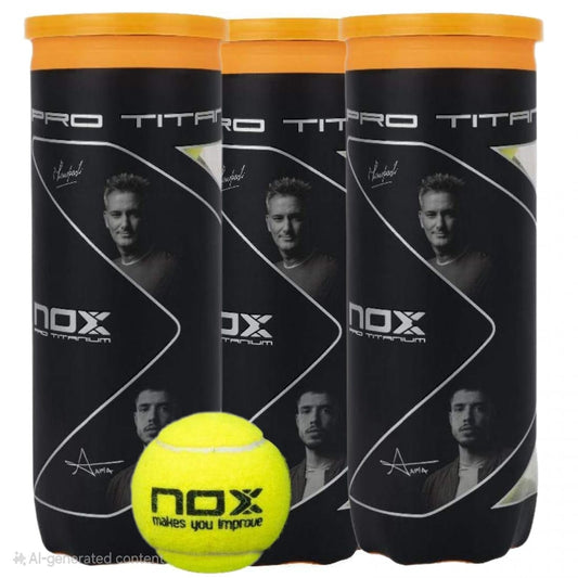 Nox Pro Titanium Balls Pack of 3