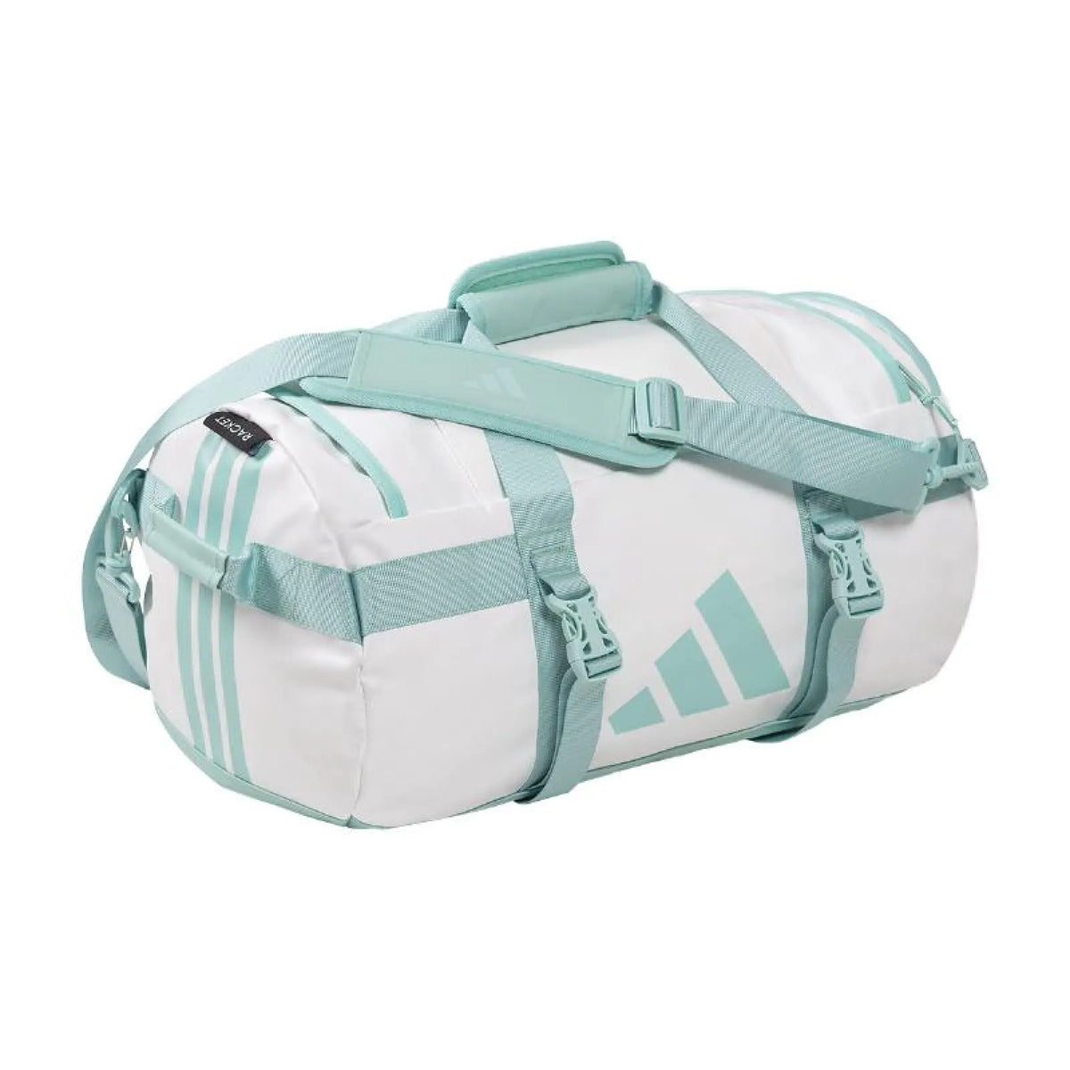 Adidas Ari Sanchez Promatch 32L White Turquoise Duffel Bag