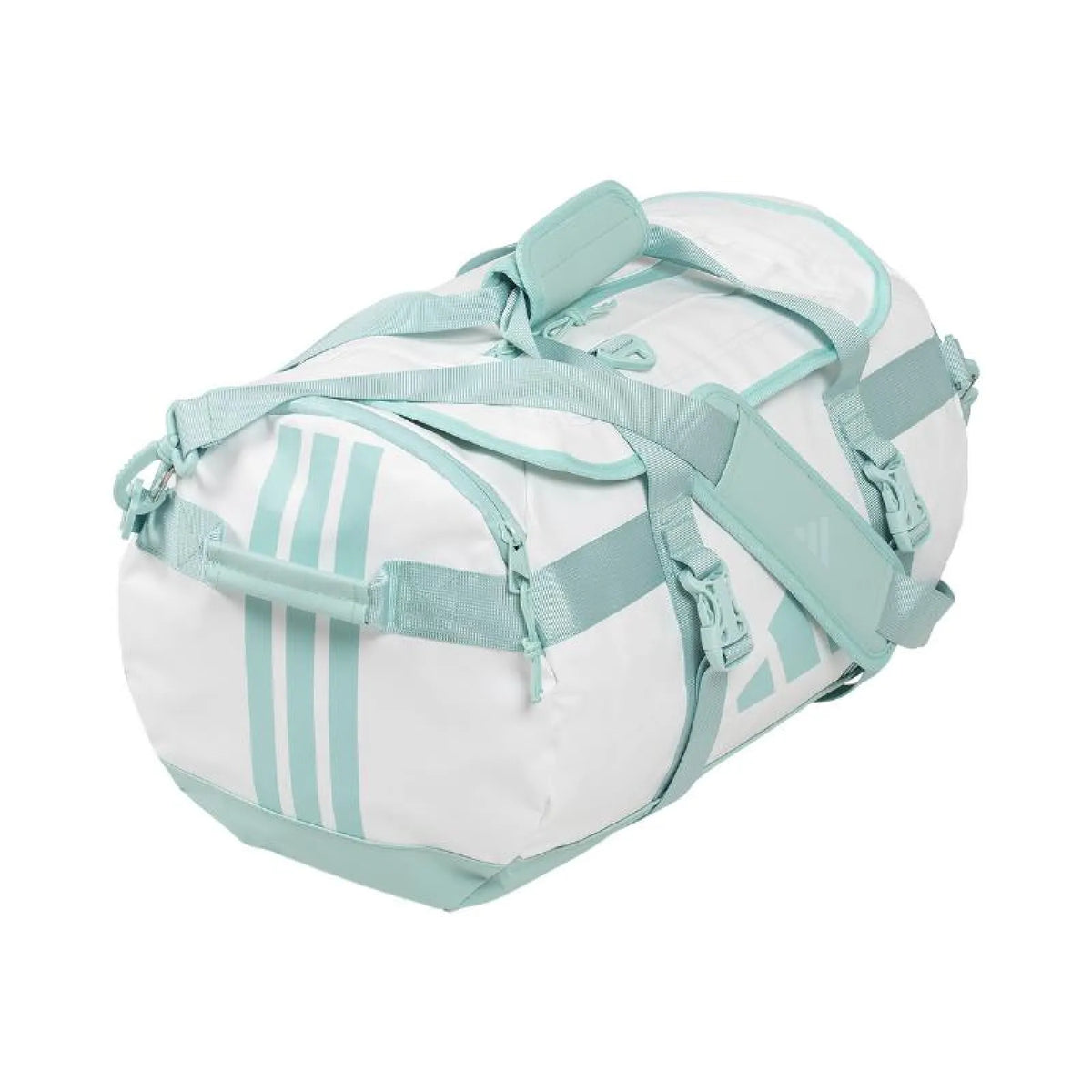 Adidas Ari Sanchez Promatch 32L White Turquoise Duffel Bag