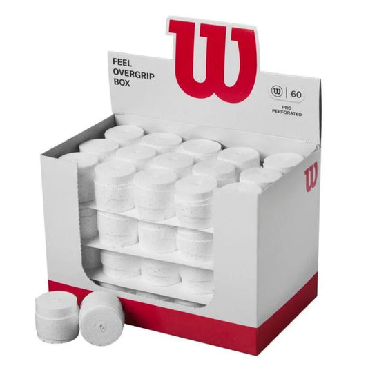 Wilson Feel Pro Perforated Box White 60 Overgrips