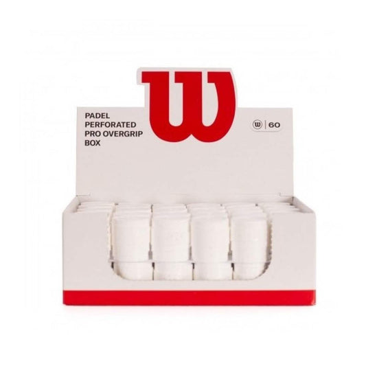 Wilson Padel Pro Perforated White Box 60 Overgrips