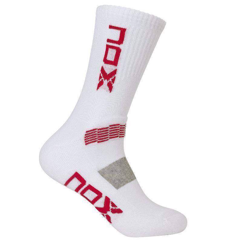 Nox CREW performance Socks 1 Pair White Red