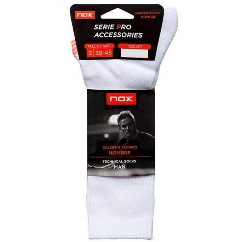 Nox CREW performance Socks 1 Pair White Red