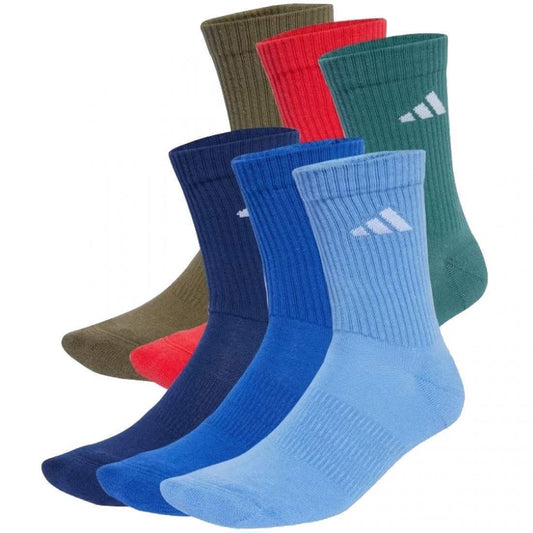 Adidas Cushioned Crew Socks Colors 6 Pairs