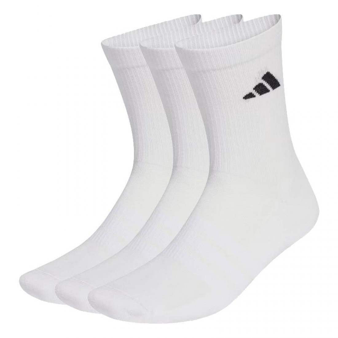Adidas Essentials Crew White 3 Pairs