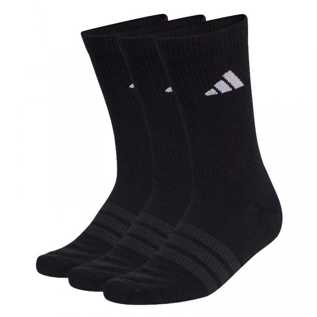 Adidas Essentials Crew Black 3 Pairs