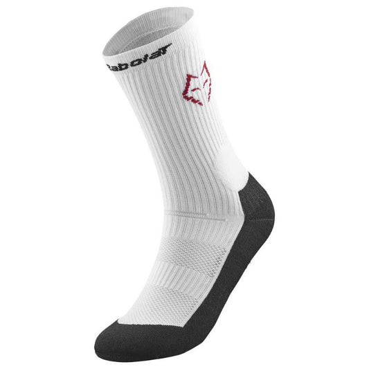 Babolat Juan Lebron Mid Calf White Black Socks