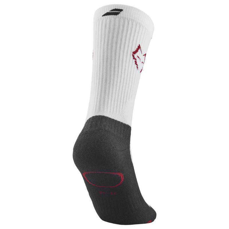 Babolat Juan Lebron Mid Calf White Black Socks