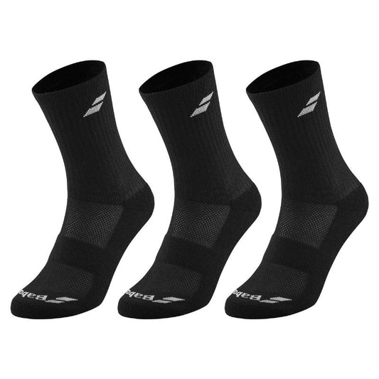 Babolat Long Black Socks 3 Pairs