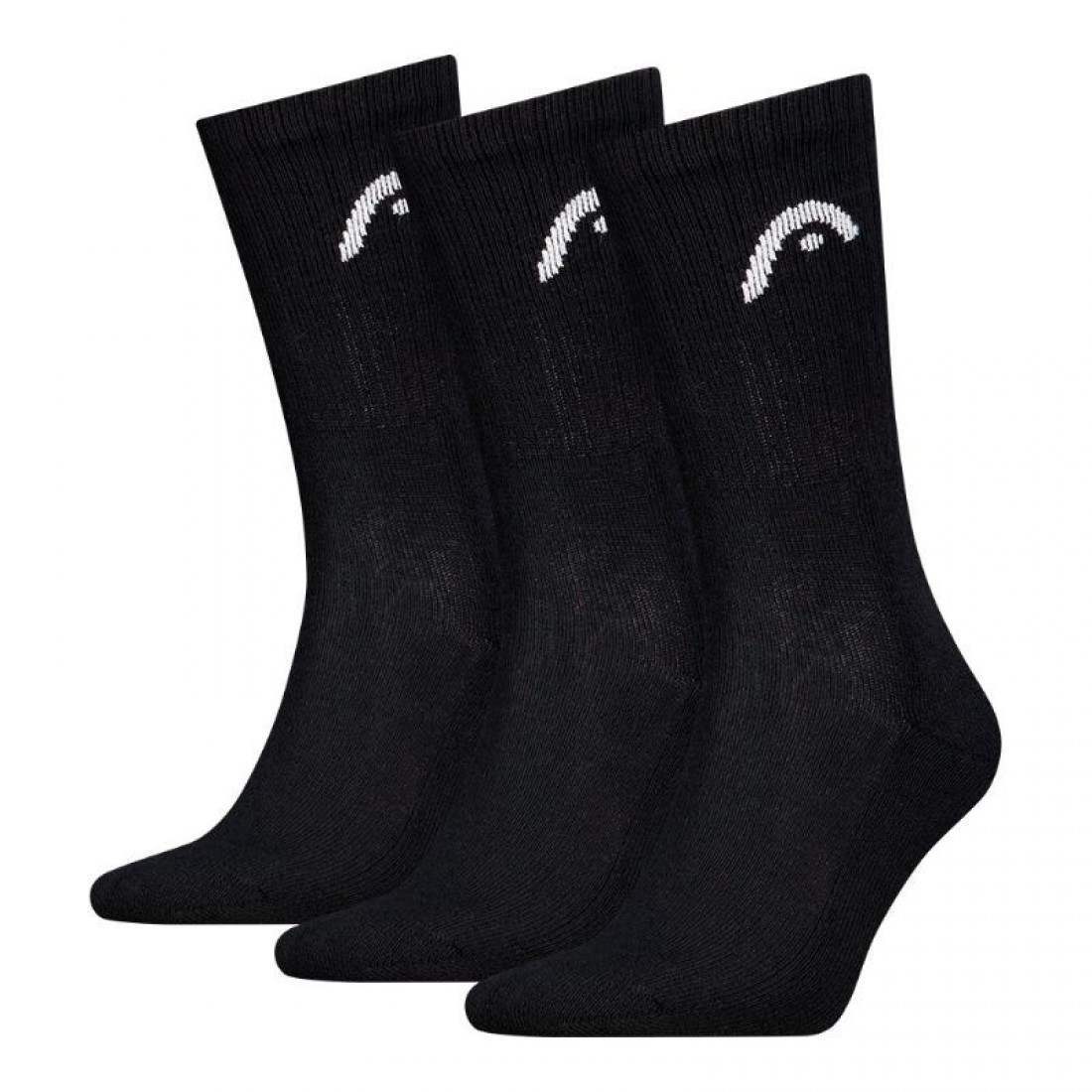 Head All Sports Crew Black 3 Pairs