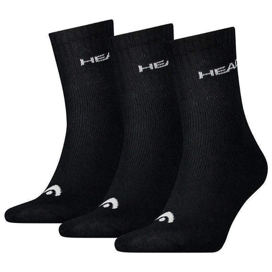 Head Short Crew Black Socks