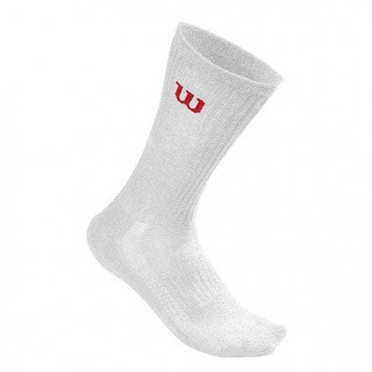 Wilson Crew Socks White 3 Pairs