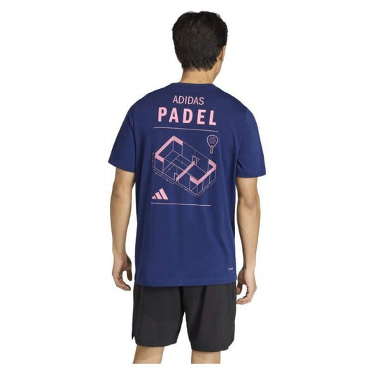 Adidas Padel Graphic Blue T-Shirt