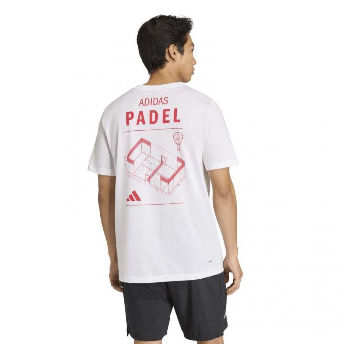 Adidas Padel Graphic White T-Shirt