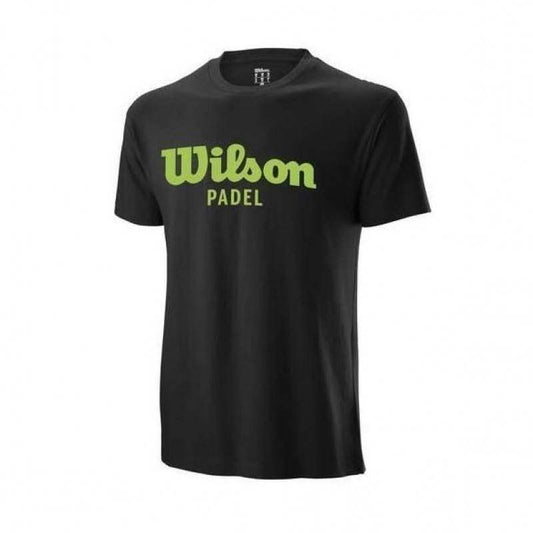 Wilson Padel Black Green T-Shirt