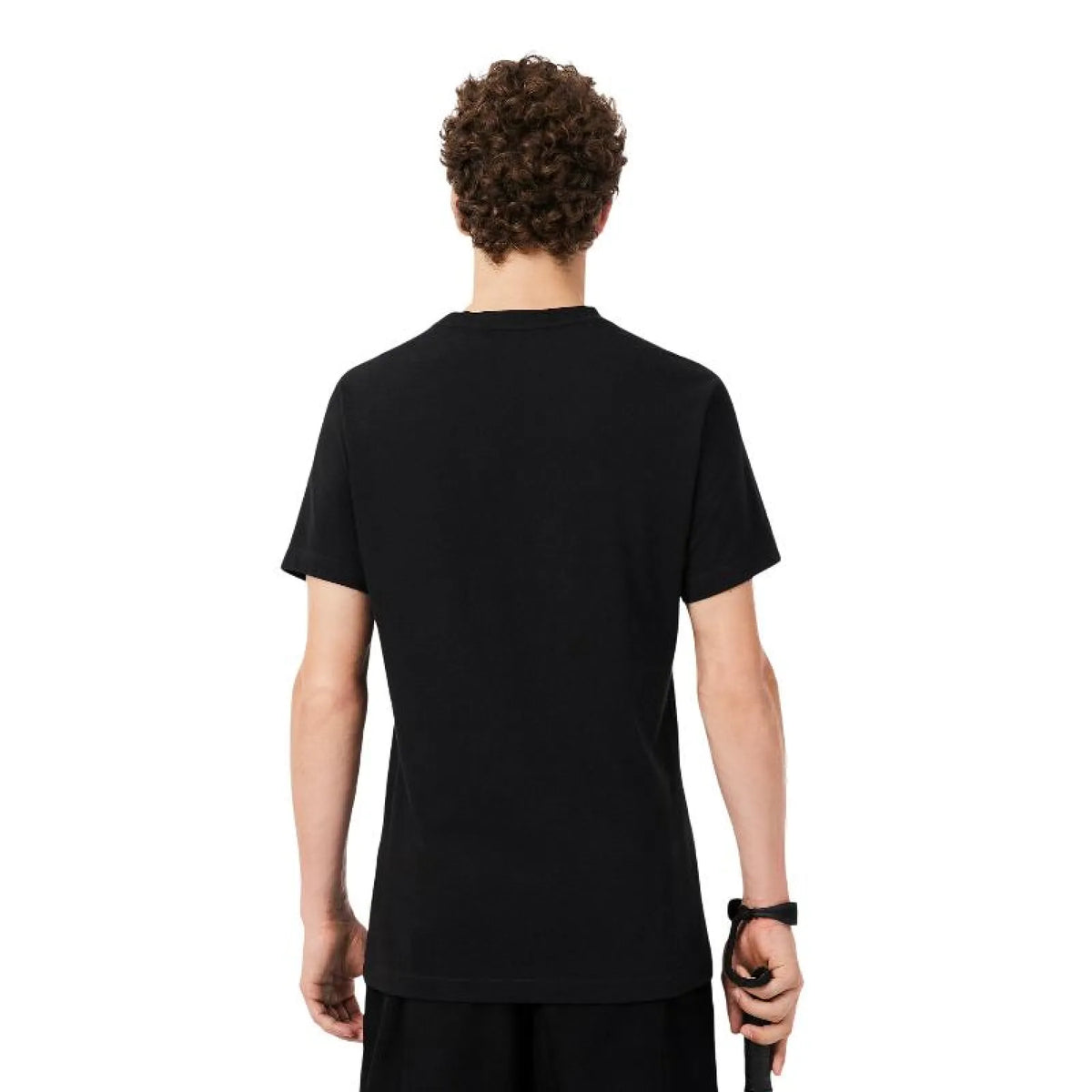 Lacoste Padel T-shirt Black Fluorescent Green