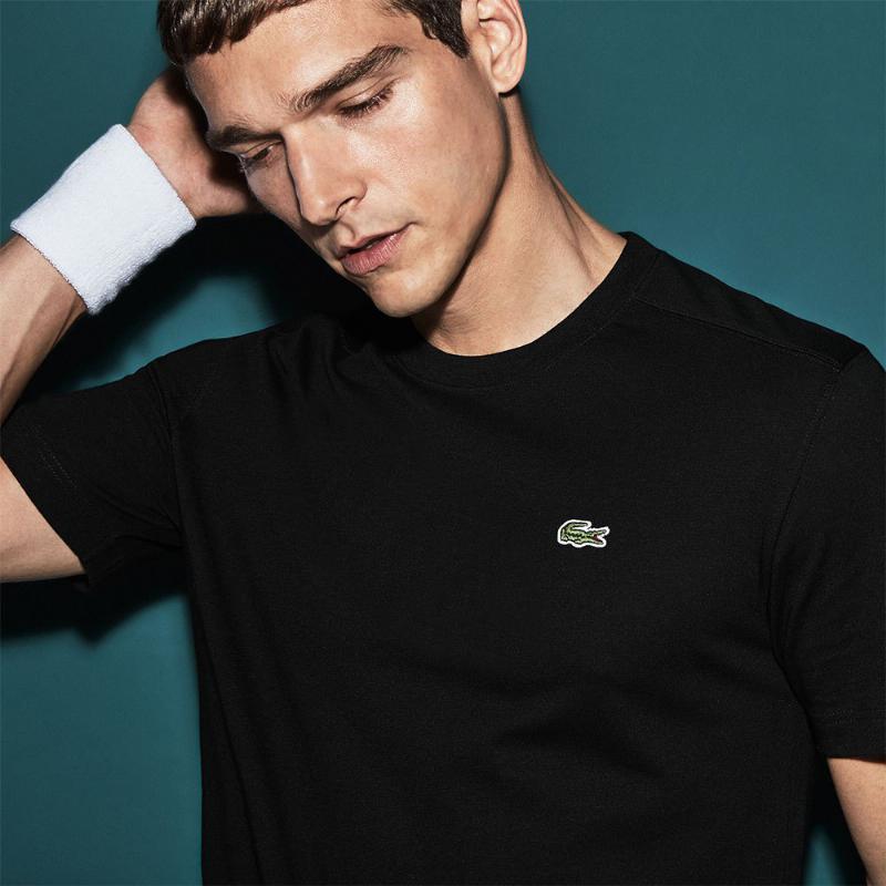 Lacoste Sport Regular Fit Black T-Shirt