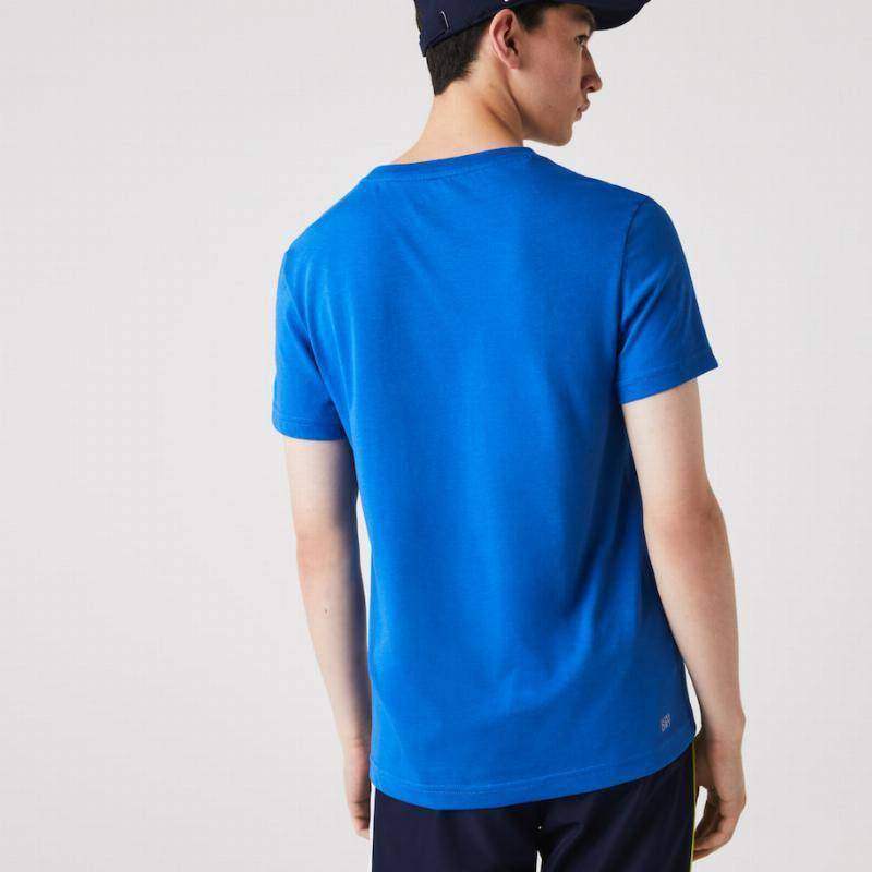 Lacoste Sport Breathable Blue White T-Shirt