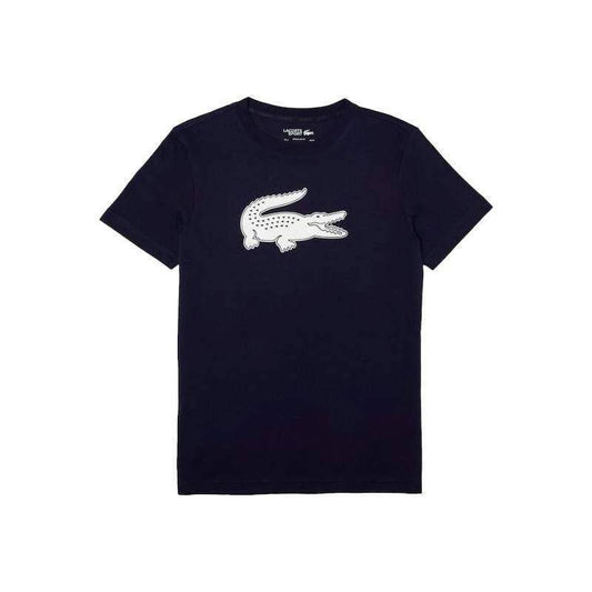 Lacoste Sport Breathable Navy Blue White T-shirt