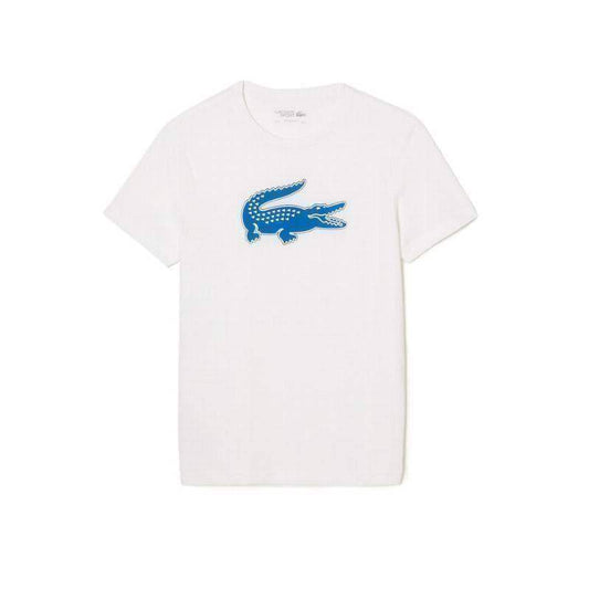 Lacoste Sport Breathable White Blue T-Shirt