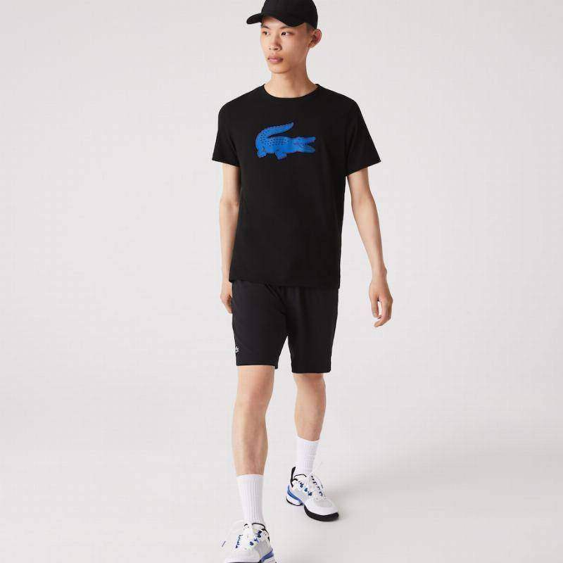 Lacoste Sport Breathable Black Blue T-Shirt