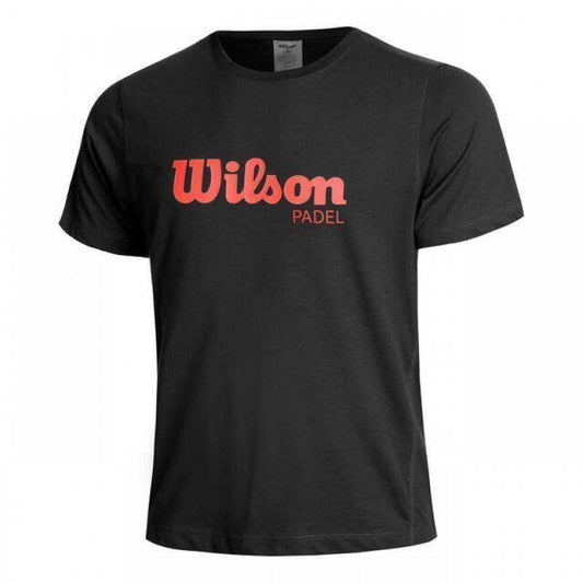 Wilson Padel Black Red T-Shirt