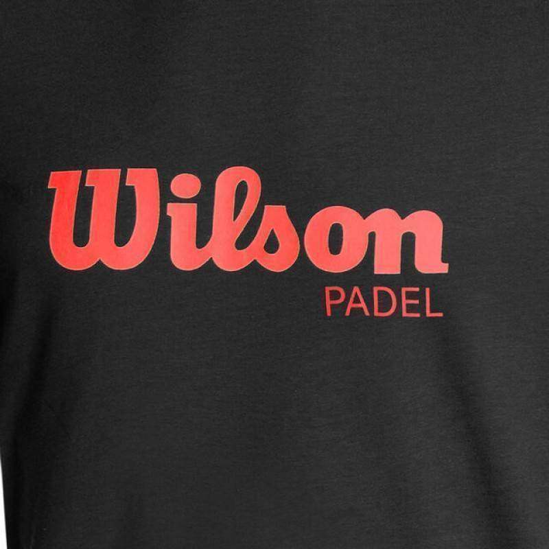 Wilson Padel Black Red T-Shirt