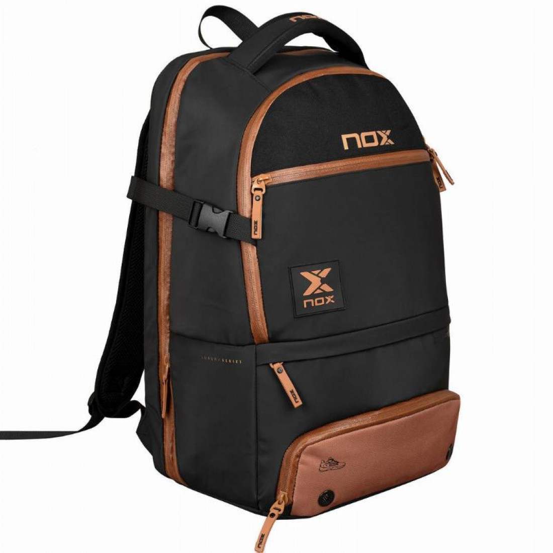 Nox AT10 Luxury Open Series Black Brown Backpack