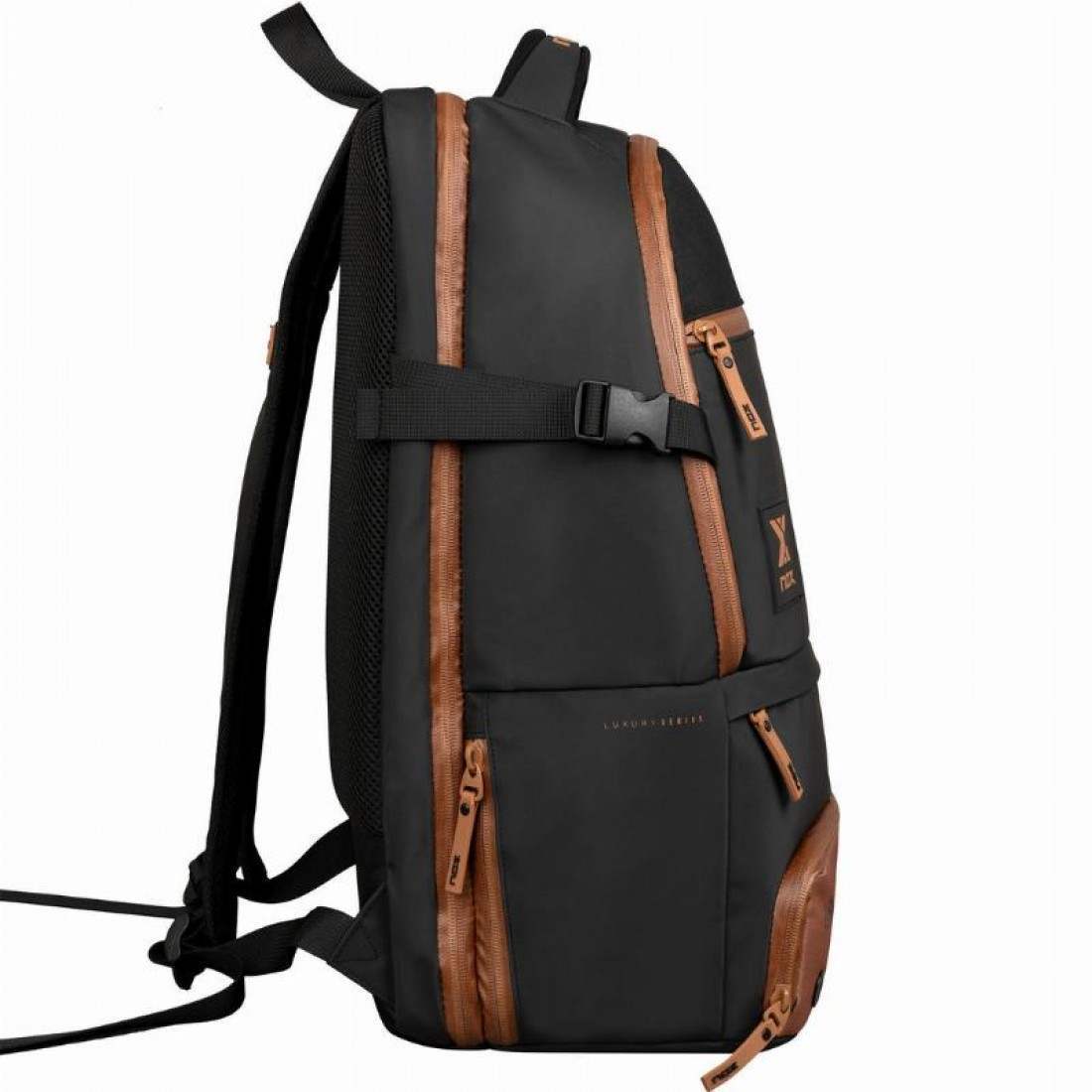 Nox AT10 Luxury Open Series Black Brown Backpack