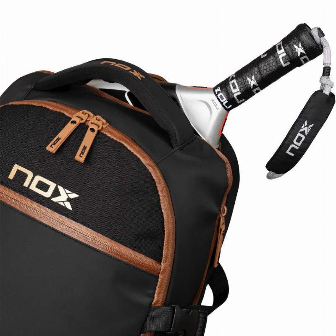 Nox AT10 Luxury Open Series Black Brown Backpack