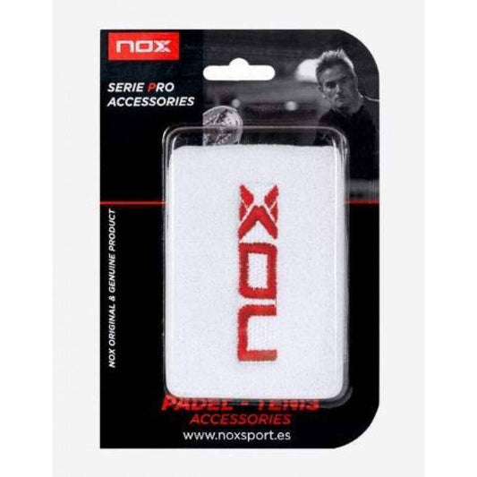 Nox Pro SeriesWristbands White Red