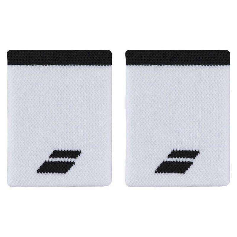 Babolat Jumbo Wristbands White Black