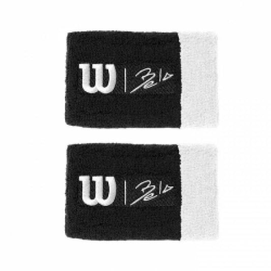 Wilson Bela II Black White Wristbands