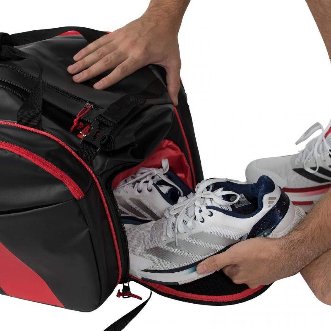 Adidas Ale Galan Multigame 3.5 Black Red Padel Bag