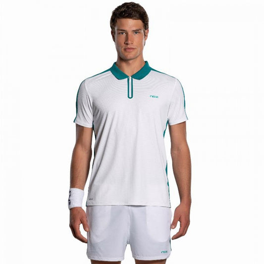 Nox Polo Pro White Green Ivy