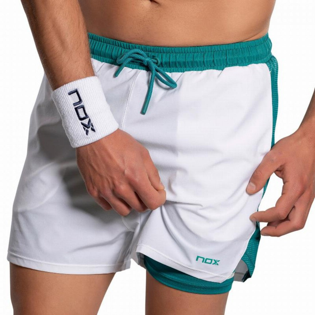 Nox Pro White Green Ivy short