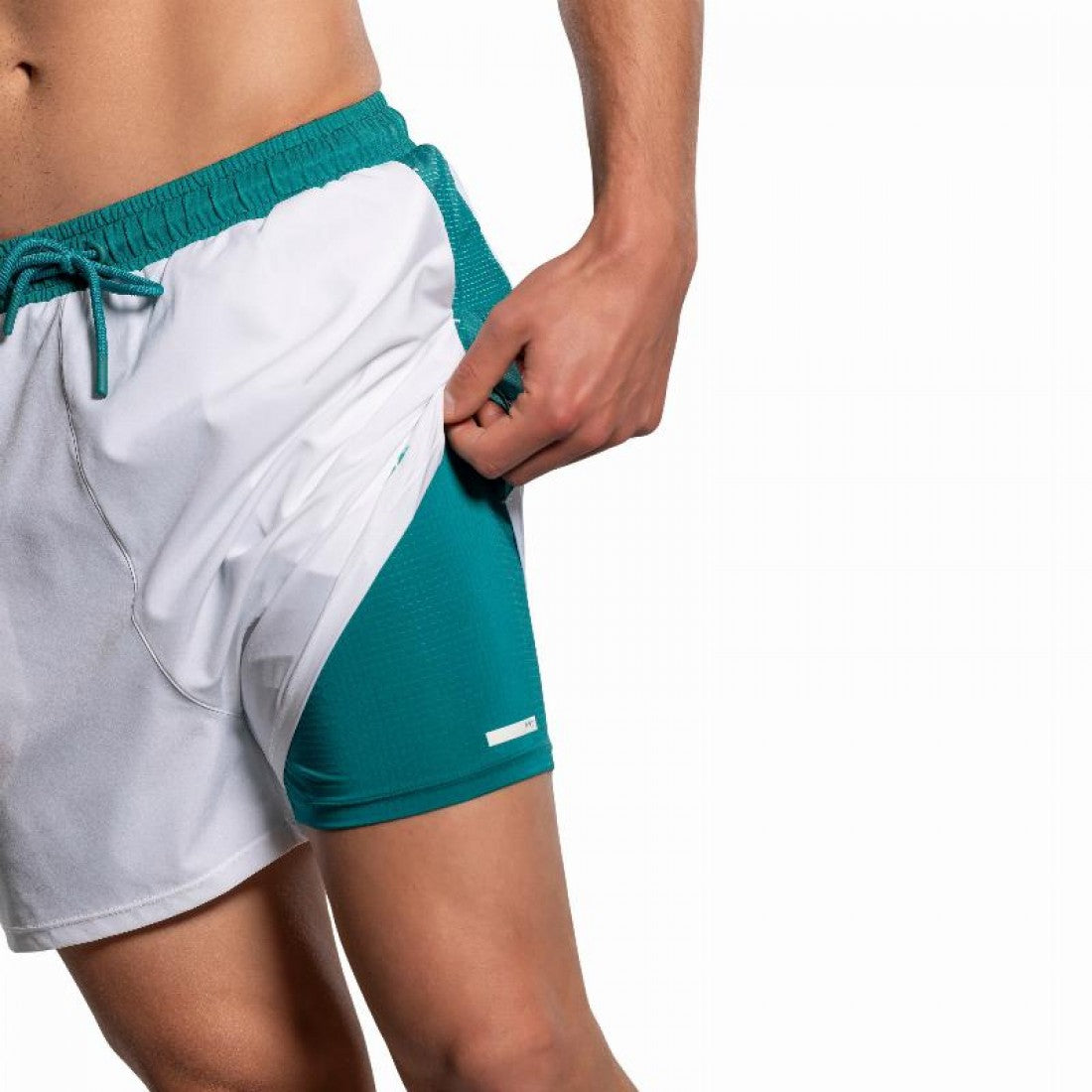 Nox Pro White Green Ivy short