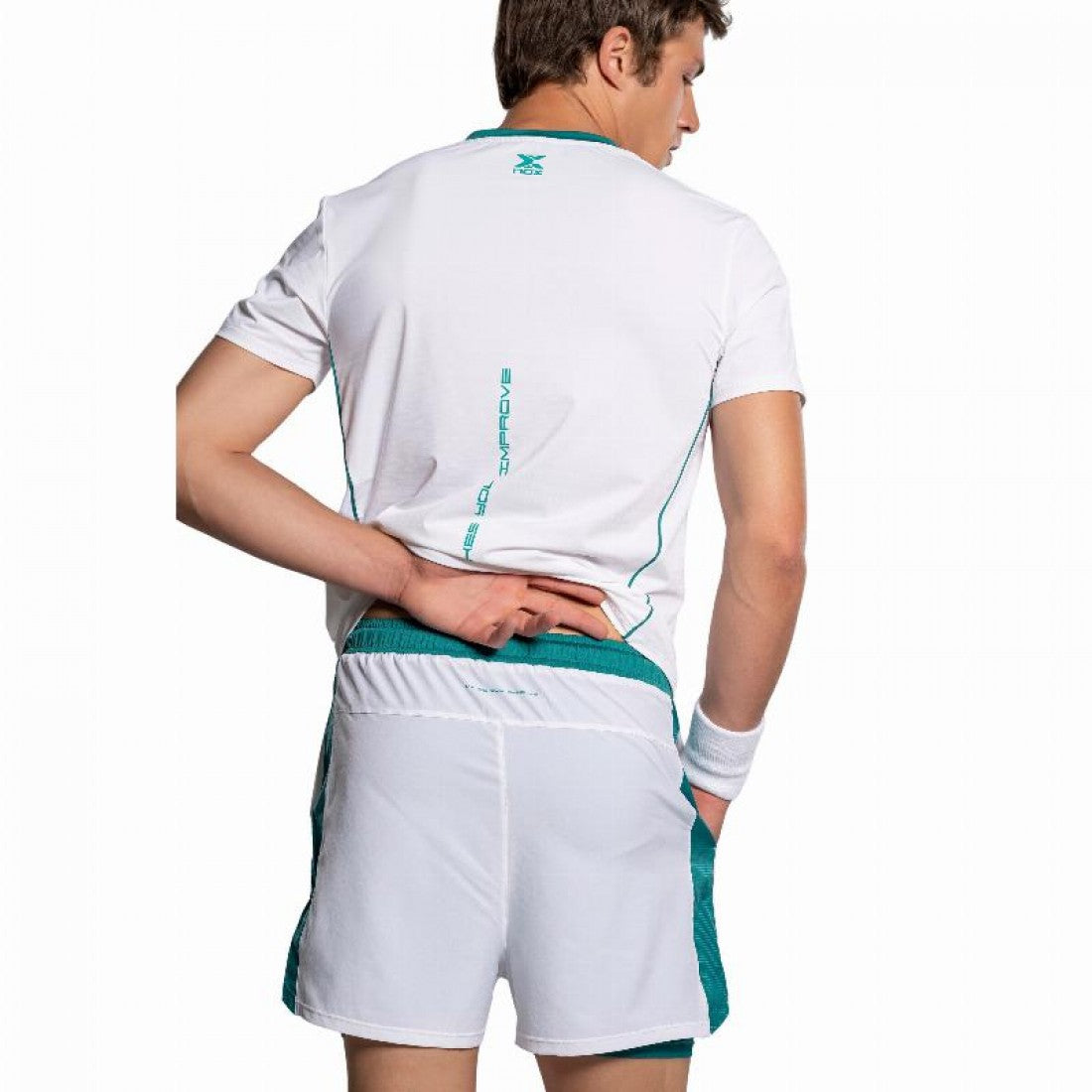 Nox Pro White Green Ivy short