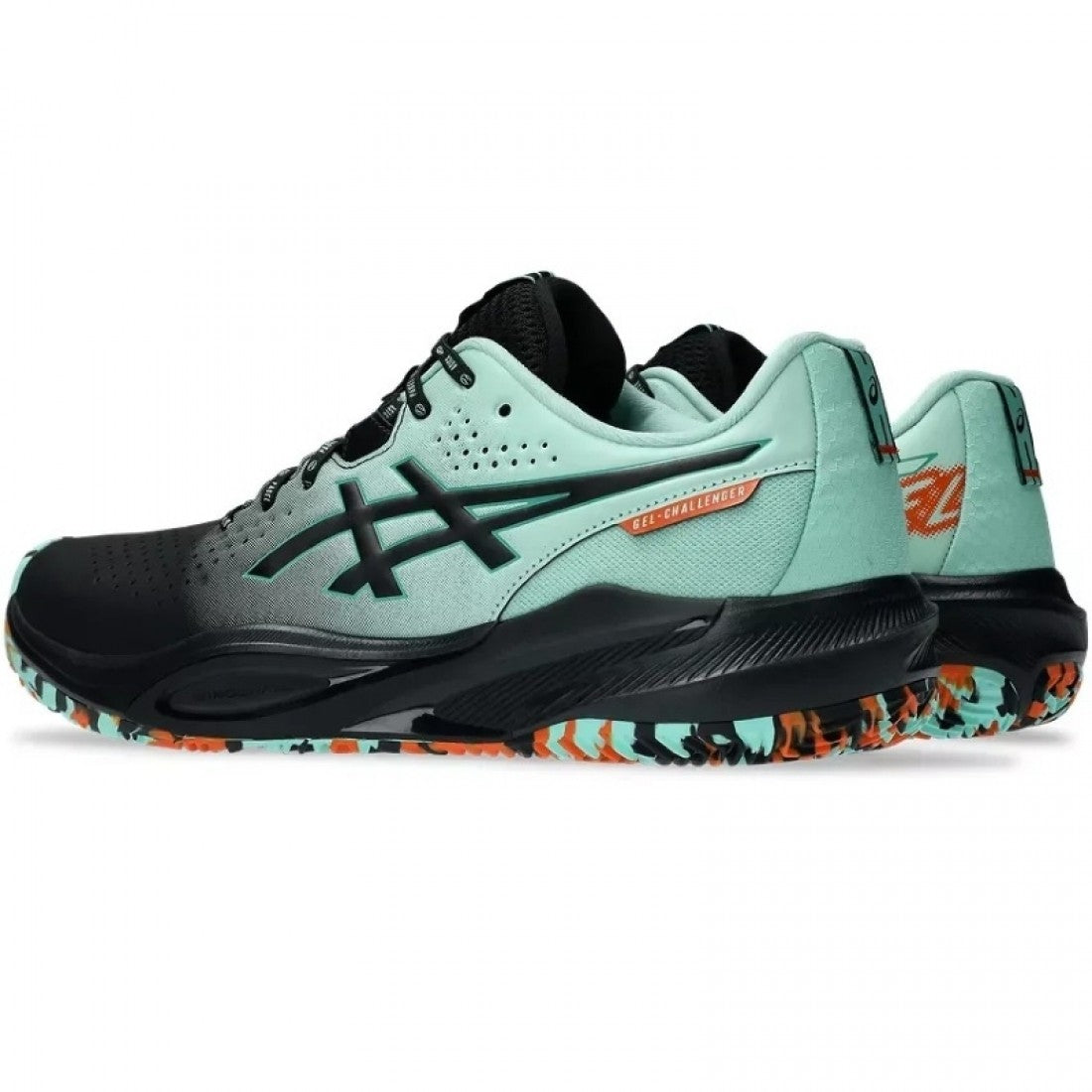Asics Gel Challenger 15 Padel Black Light Green