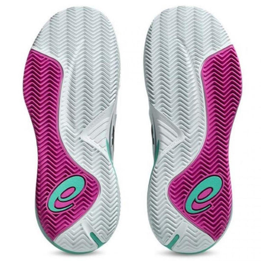 Asics Gel Resolution X Clay White Aurora Green Shoes